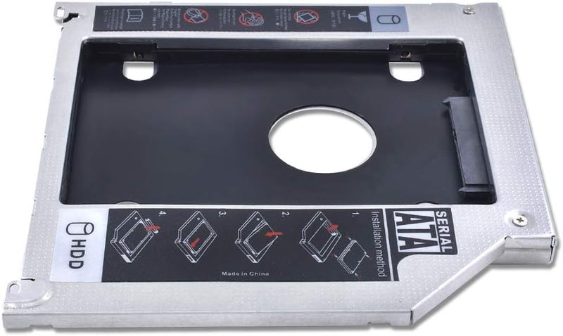 BOWONG Hard Drive Caddy Tray 2nd HDD SSD Kit Compatible with 2.5" 9.5mm SATA HDD SSD 2nd HDD Adapter for Apple MacBook Pro Unibody 13 15 17 SuperDrive DVD Drive - Image 3